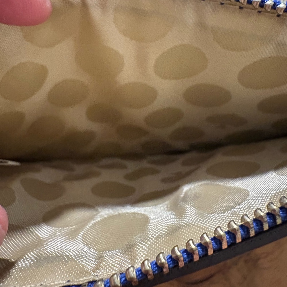 NWOT Kate Spade Royal Blue Slim Wristlet - Picture 3 of 3